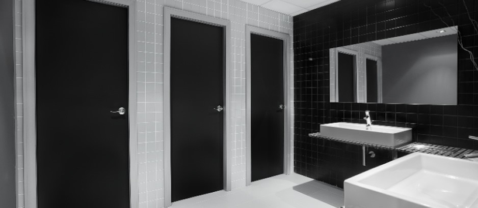 Cabinas fenolicas para lavabos de empresa