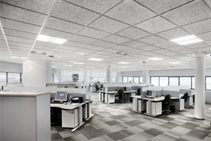 techos tenicos para oficina con luminaria